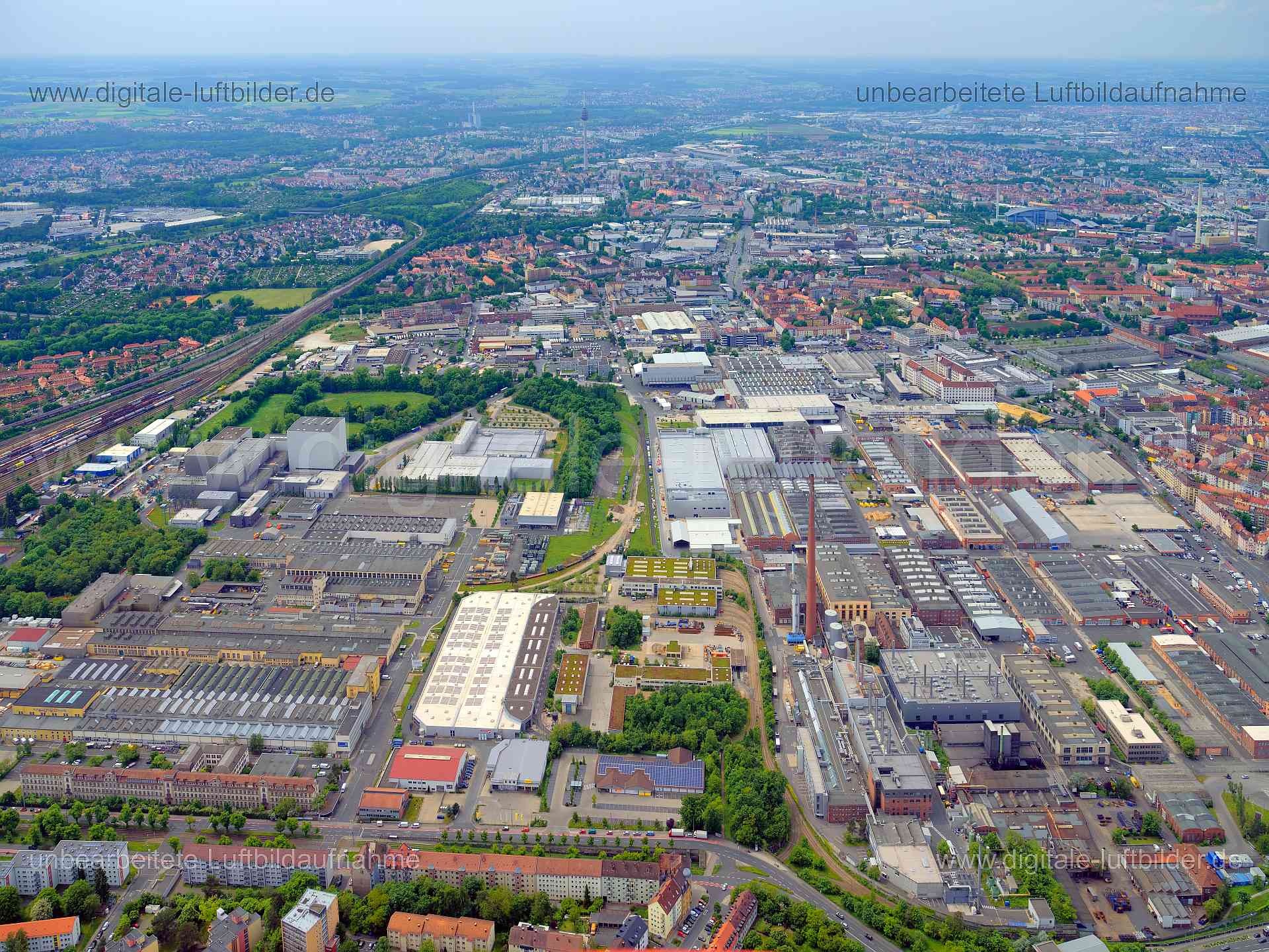 Luftbild Katzwanger Straße, Nürnberg