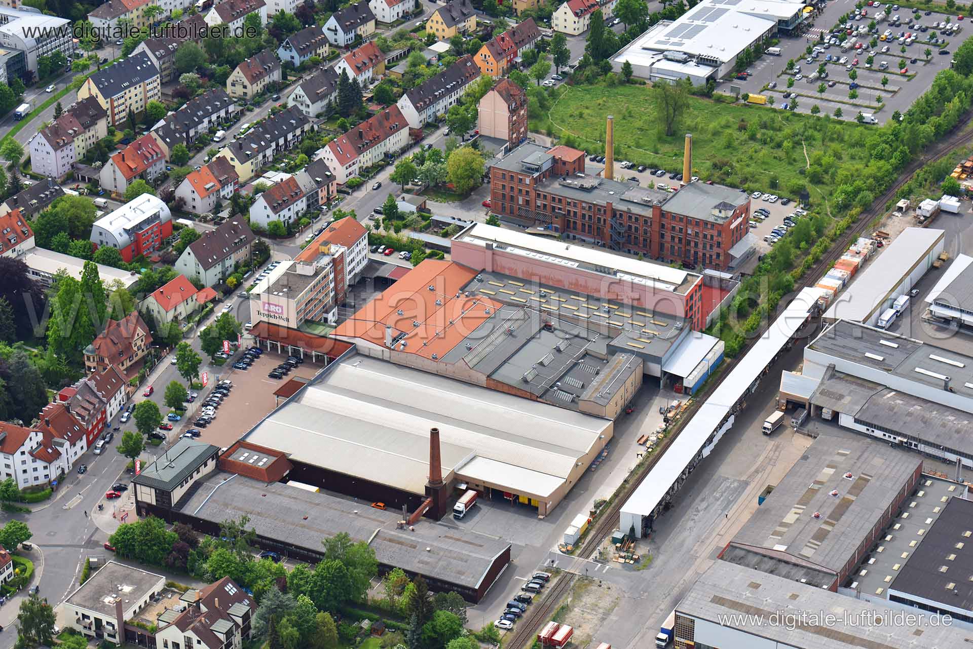 Luftbild Schleifweg, Nürnberg