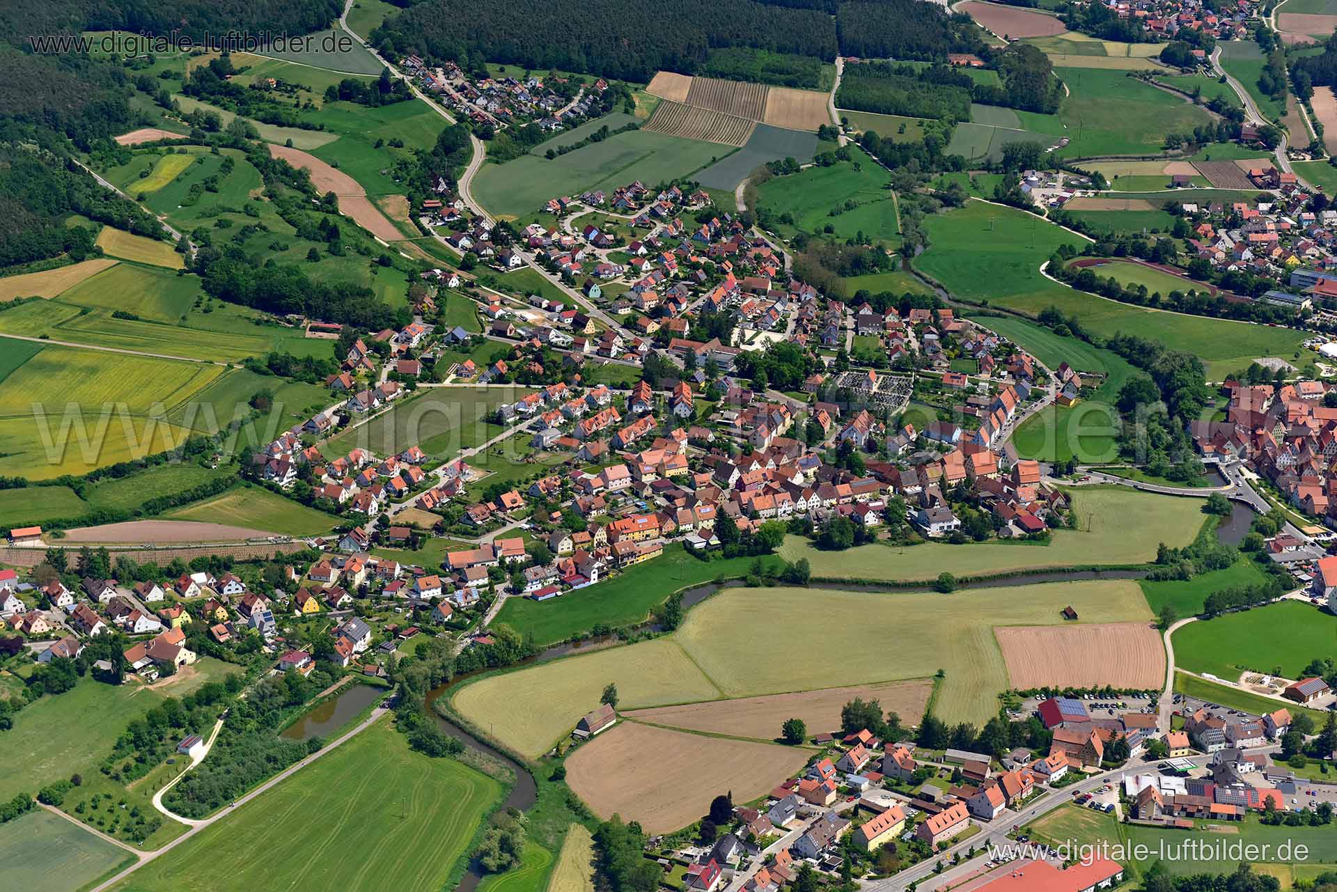 Luftbild Spalt, Spalt