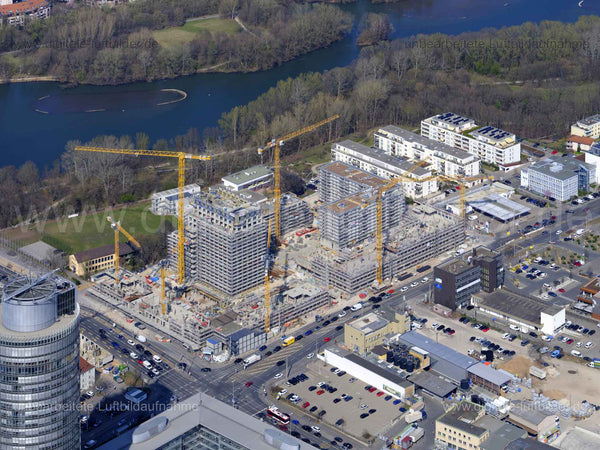Luftbildaufnahme vom ehem. Coca-Cola Areal in Nürnberg, welches nun von Sontowski & Partner bebaut wird. Luftbildfotografie in höchster Qualität von digitale-luftbilder.de, Oliver Acker. Luftbilder Nürnberg, Luftbild Nürnberg