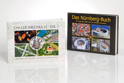 Cover der Luftbild- und Nürnberg Bücher von Oliver Acker