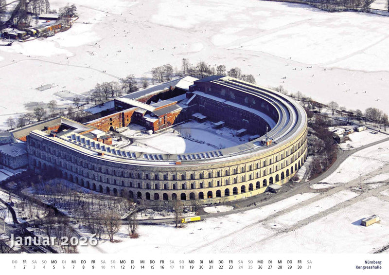 Premium Wandkalender DIN A2 mit Luftbildern von Nürnberg und Umgebung