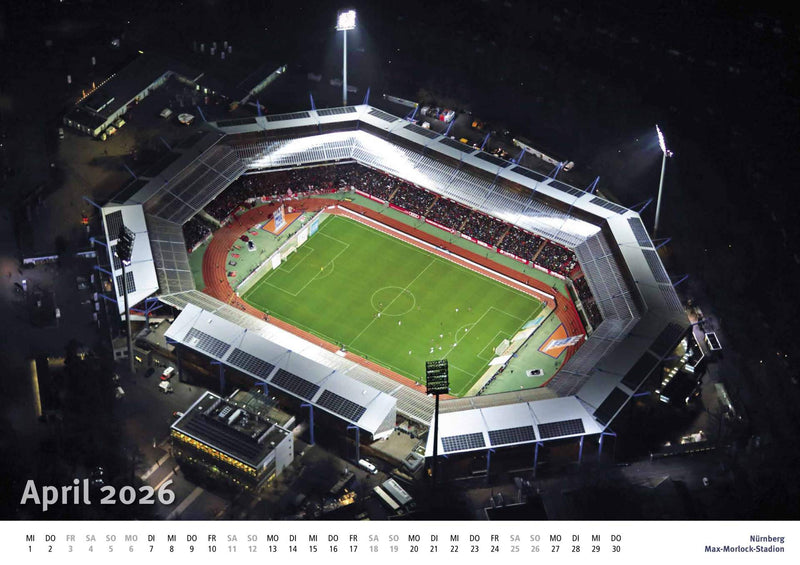 Premium Wandkalender DIN A2 mit Luftbildern von Nürnberg und Umgebung