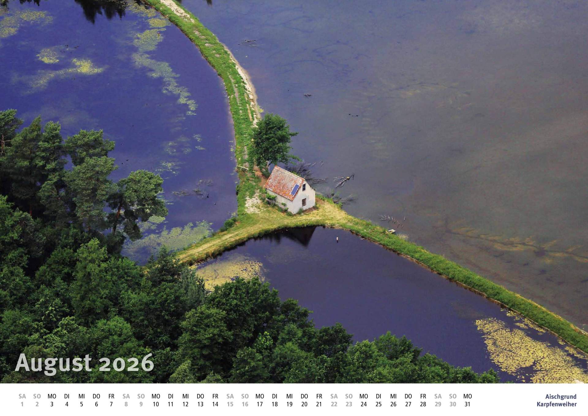 Der Luftbild-Kalender 2026 (DIN A2)