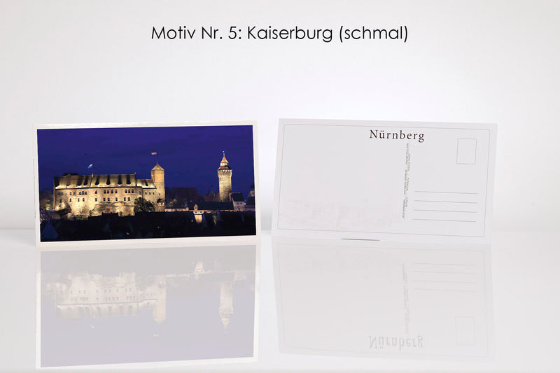 26 Nürnberg Luftbild-Postkarten im Panoramaformat mit Hochglanzveredelung, Luftaufnahmen von Oliver Acker