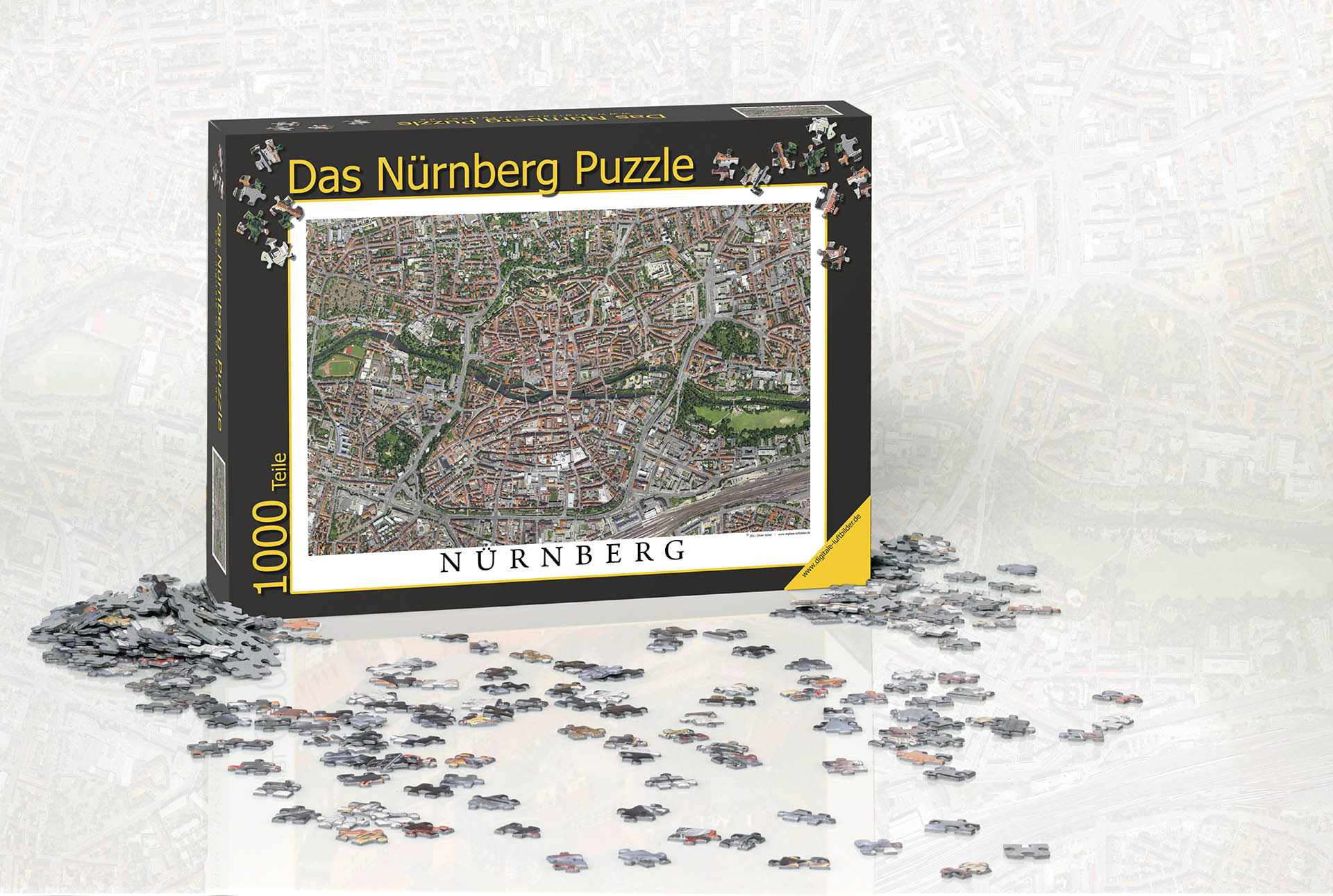 Das Nürnberg-Puzzle (Motiv Altstadt Senkrecht)