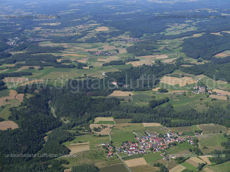Luftaufnahme Pfaffenberg in Ahorntal | Oberfranken, Bayern