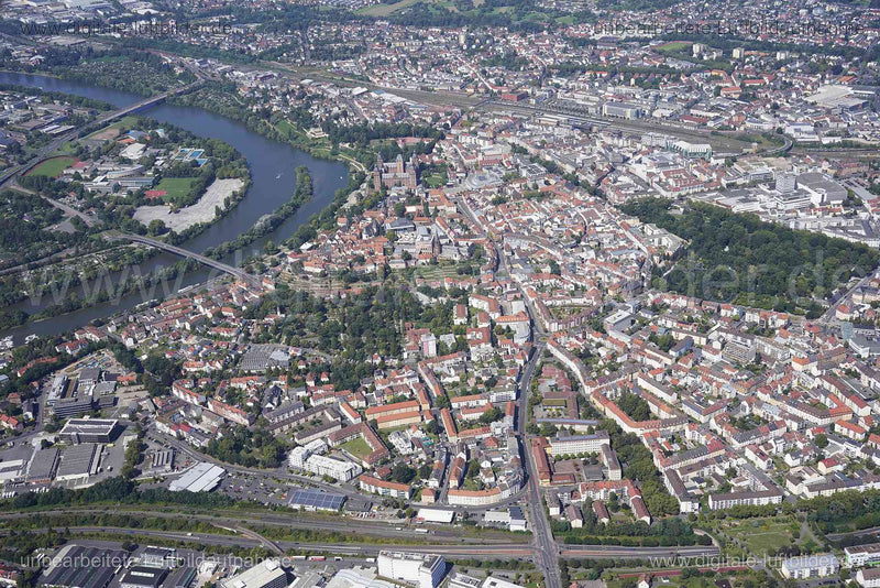 Luftaufnahme Aschaffenburg in Aschaffenburg | Unterfranken, Bayern