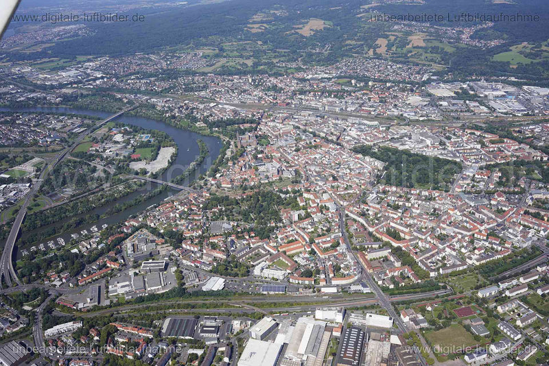 Luftaufnahme Aschaffenburg in Aschaffenburg | Unterfranken, Bayern