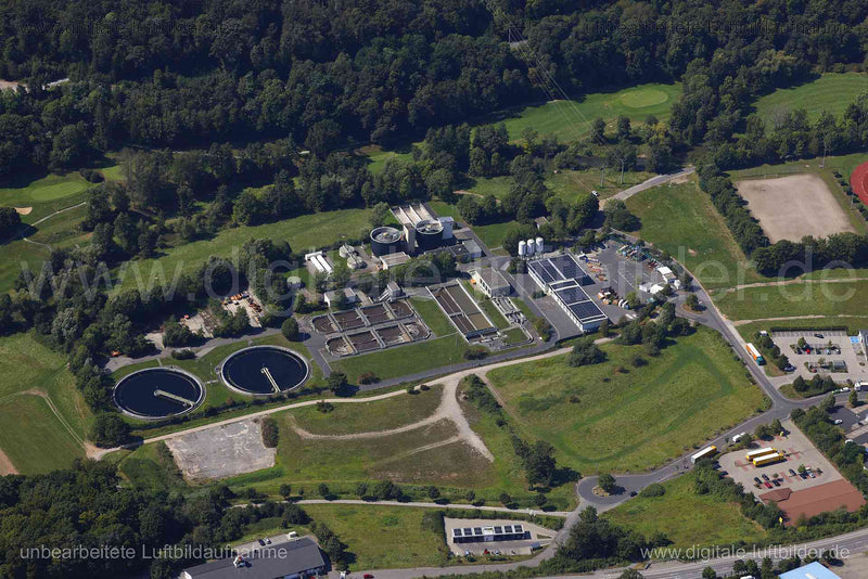 Luftaufnahme Kläranlage Bad Kissingen in Bad Kissingen | Unterfranken, Bayern