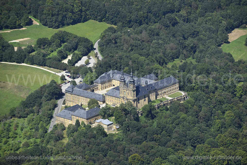 Luftaufnahme Kloster Banz in Bad Staffelstein | Oberfranken, Bayern
