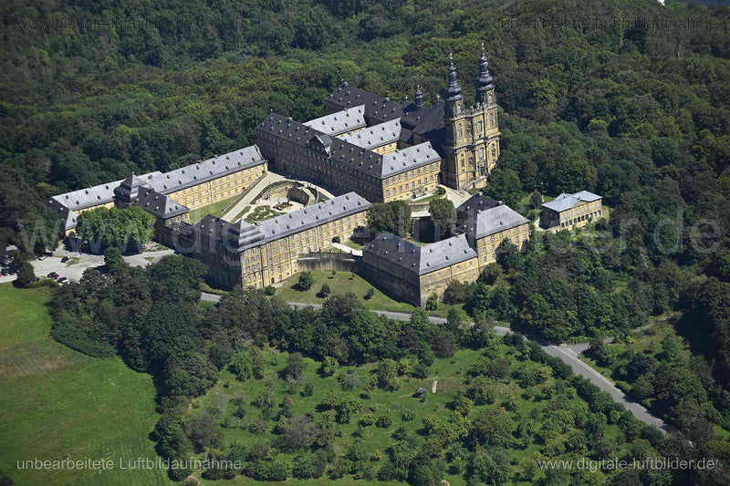 Luftaufnahme Kloster Banz in Bad Staffelstein | Oberfranken, Bayern