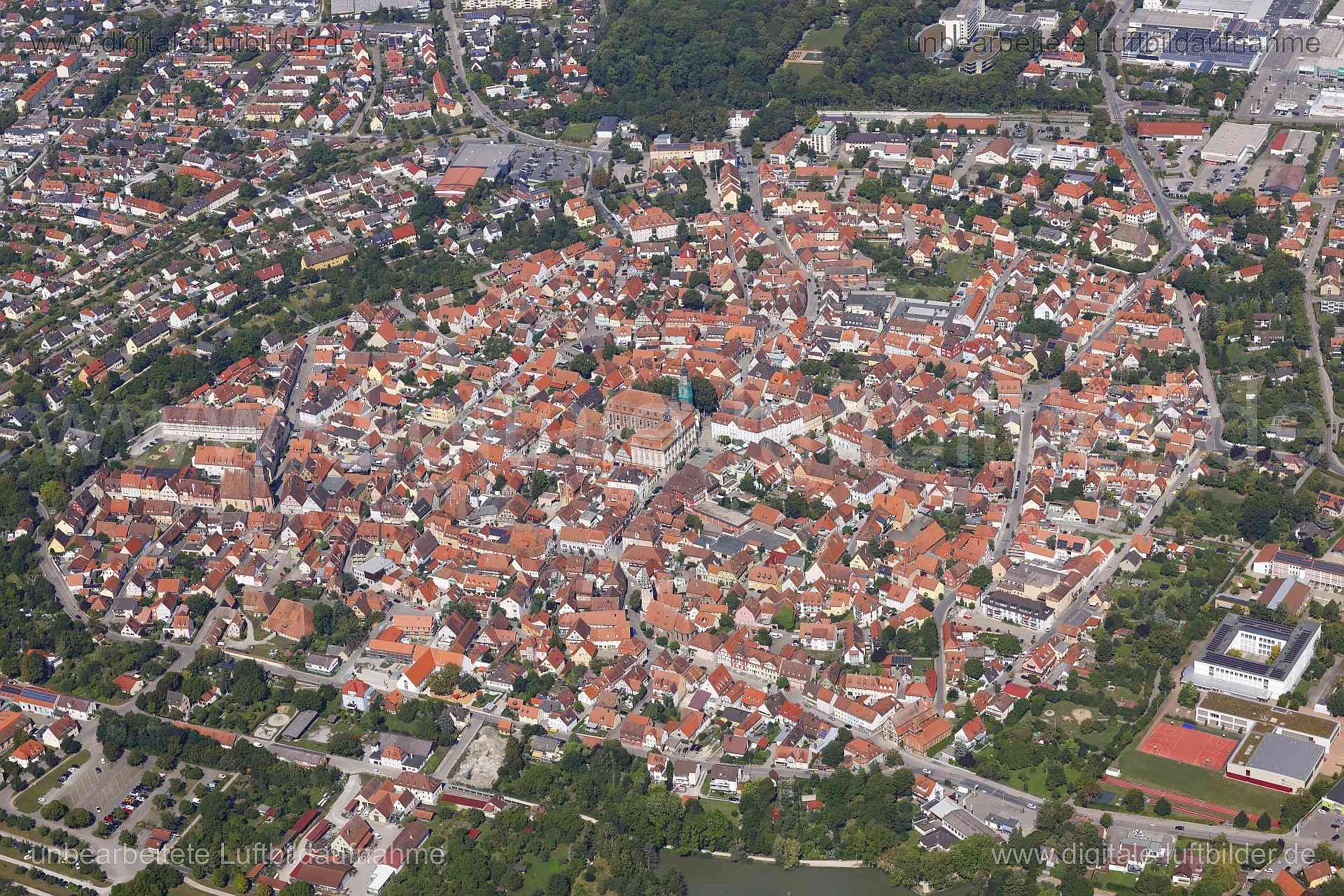 Luftaufnahme Bad Windsheim in Bad Windsheim | Mittelfranken, Bayern