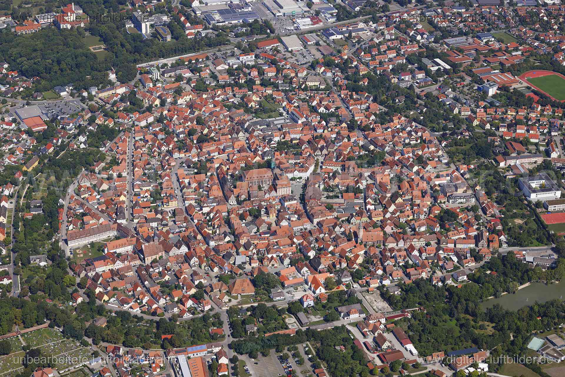 Luftaufnahme Bad Windsheim in Bad Windsheim | Mittelfranken, Bayern