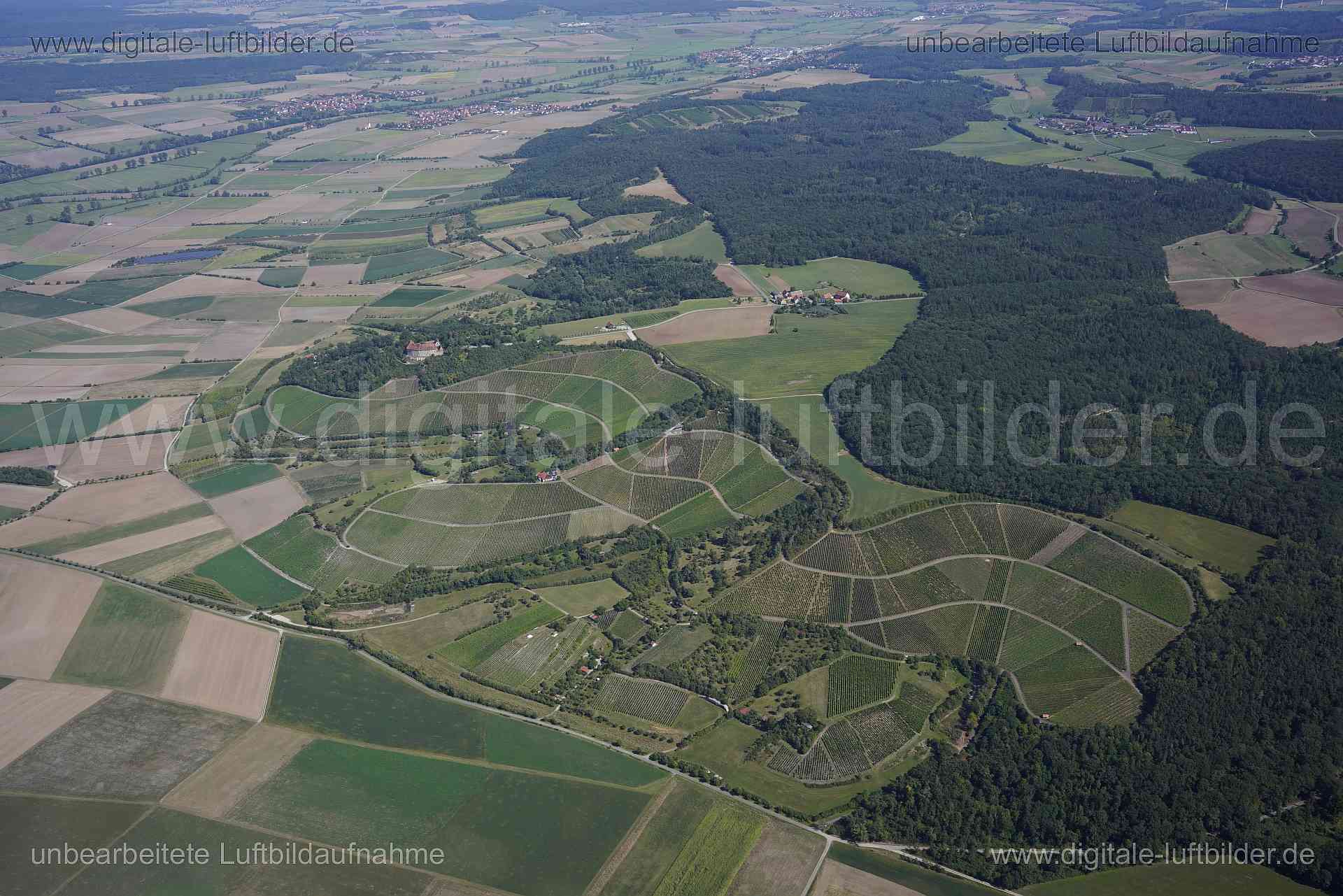 Luftaufnahme Bad Windsheim - Sonnenberg in Bad Windsheim | Mittelfranken, Bayern