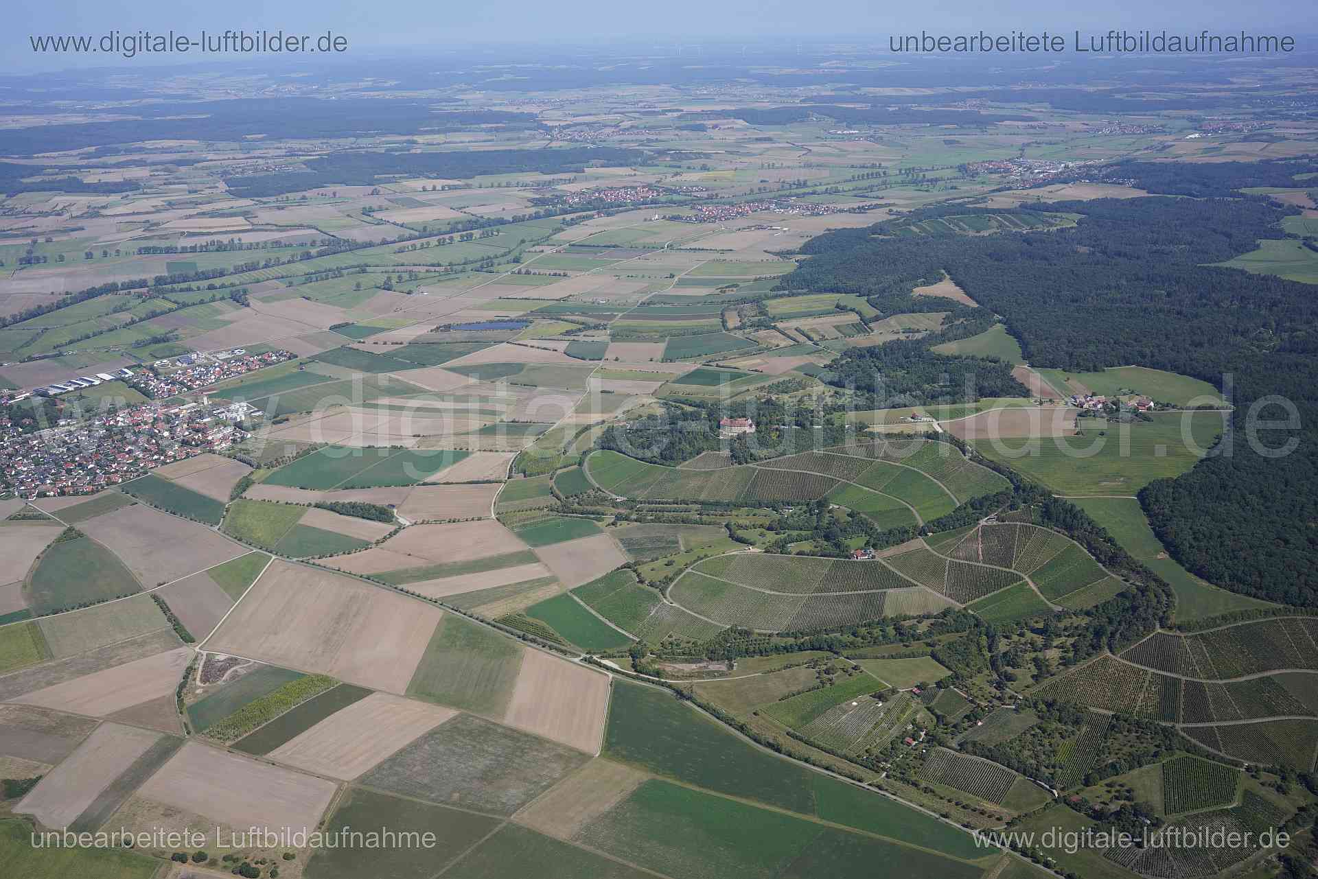 Luftaufnahme Bad Windsheim - Sonnenberg in Bad Windsheim | Mittelfranken, Bayern