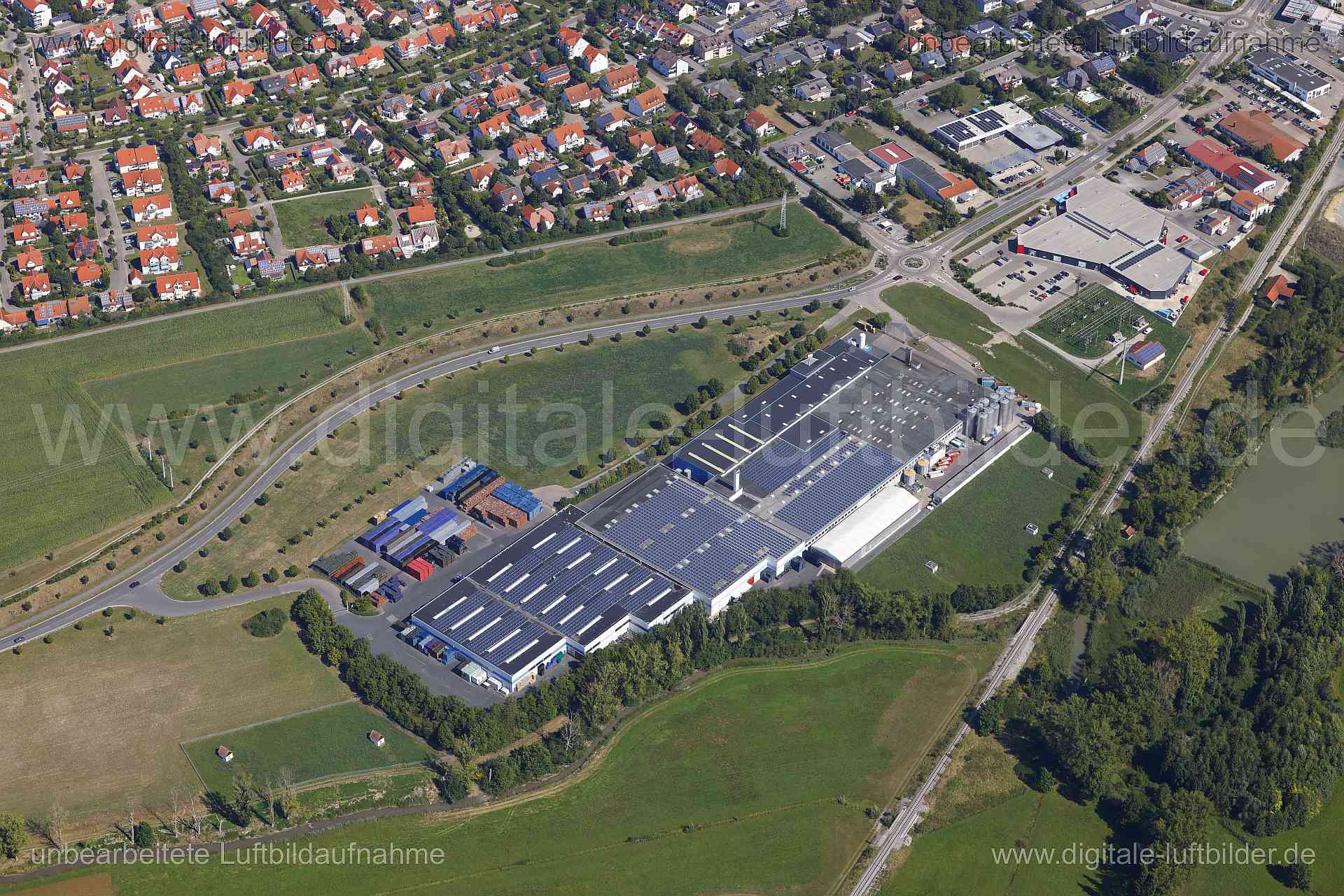 Luftaufnahme Bad Windsheim, Illesheimer Straße in Bad Windsheim | Mittelfranken, Bayern