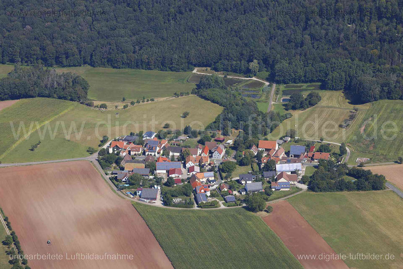 Luftaufnahme Eichelberg in Bad Windsheim | Mittelfranken, Bayern