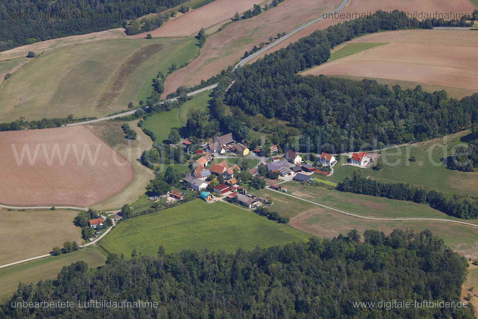 Luftaufnahme Holzhausen in Bad Windsheim | Mittelfranken, Bayern