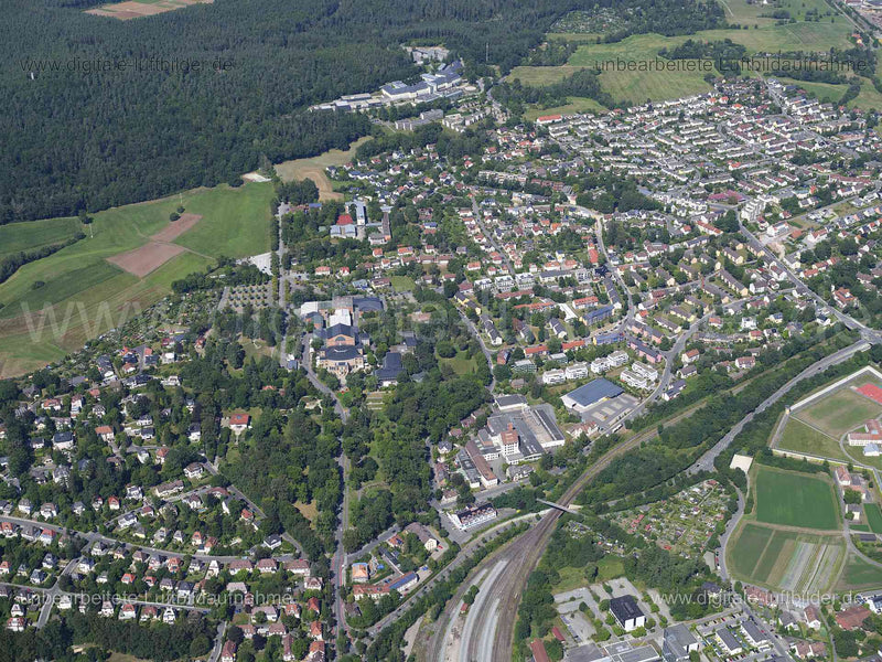 Luftaufnahme Bayreuth in Bayreuth | Oberfranken, Bayern