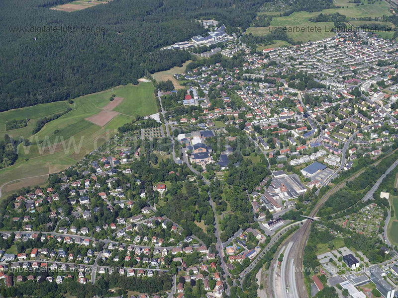 Luftaufnahme Bayreuth in Bayreuth | Oberfranken, Bayern