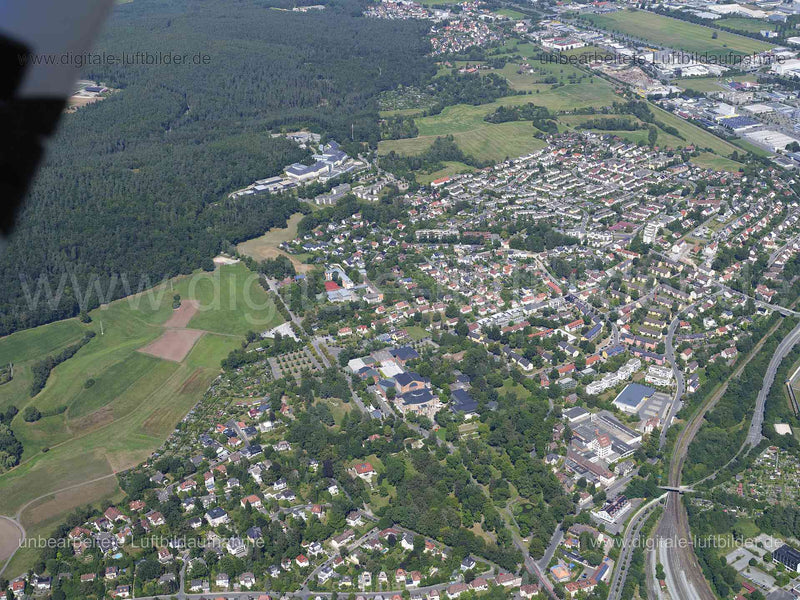 Luftaufnahme Bayreuth in Bayreuth | Oberfranken, Bayern