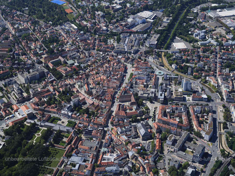 Luftaufnahme Bayreuth in Bayreuth | Oberfranken, Bayern