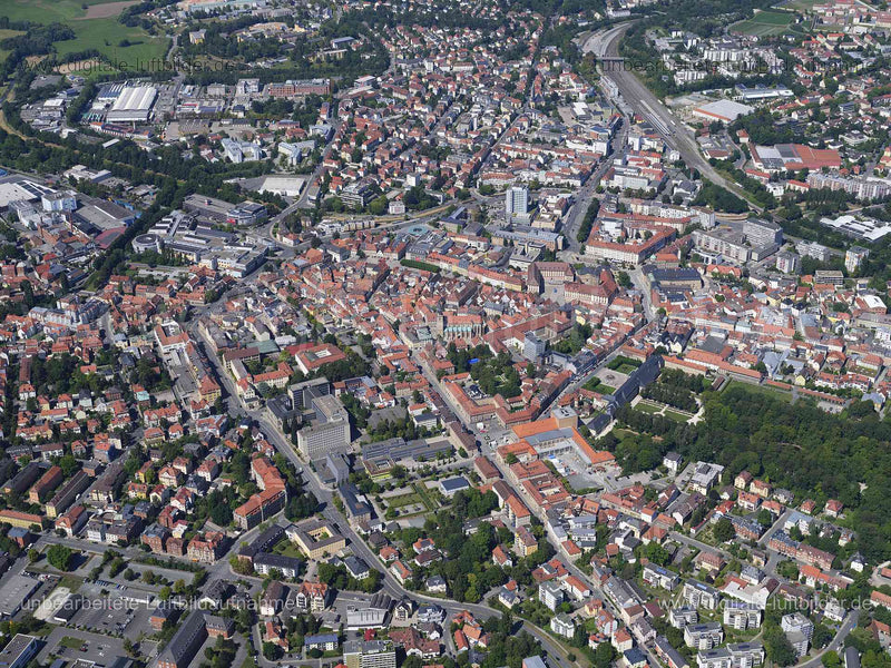 Luftaufnahme Bayreuth in Bayreuth | Oberfranken, Bayern