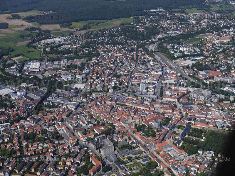 Luftaufnahme Bayreuth in Bayreuth | Oberfranken, Bayern