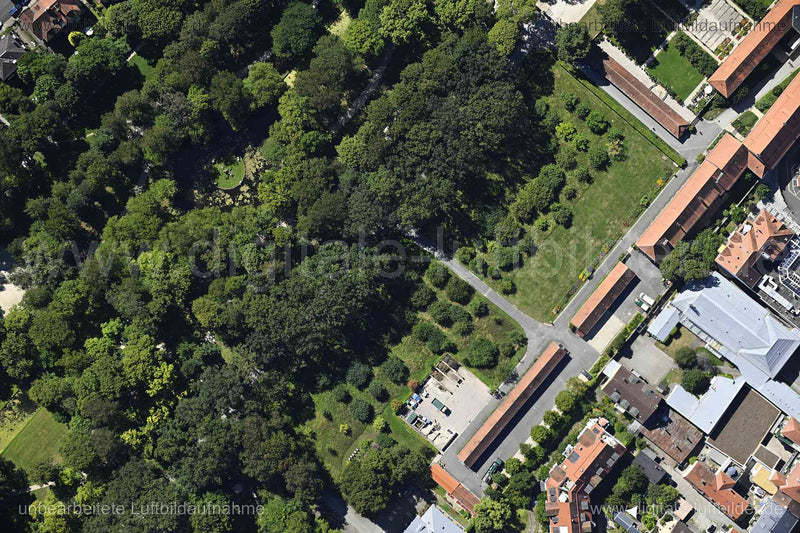 Luftaufnahme Bayreuth - Hofgarten in Bayreuth | Oberfranken, Bayern