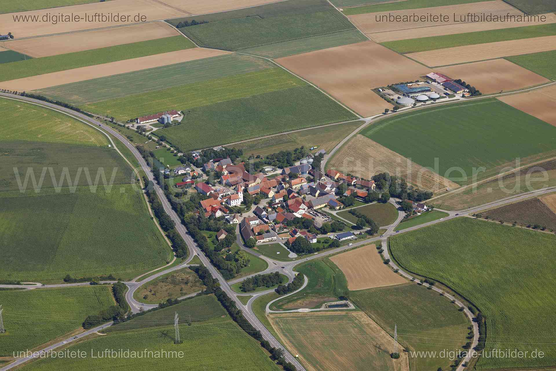 Luftaufnahme Neuherberg in Burgbernheim | Mittelfranken, Bayern