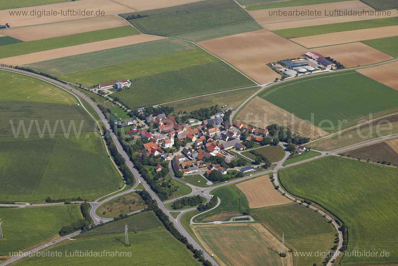 Luftaufnahme Neuherberg in Burgbernheim | Mittelfranken, Bayern