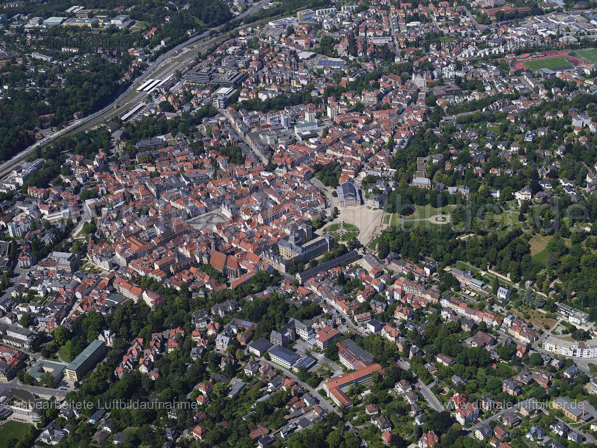Luftaufnahme Coburg in Coburg | Oberfranken, Bayern