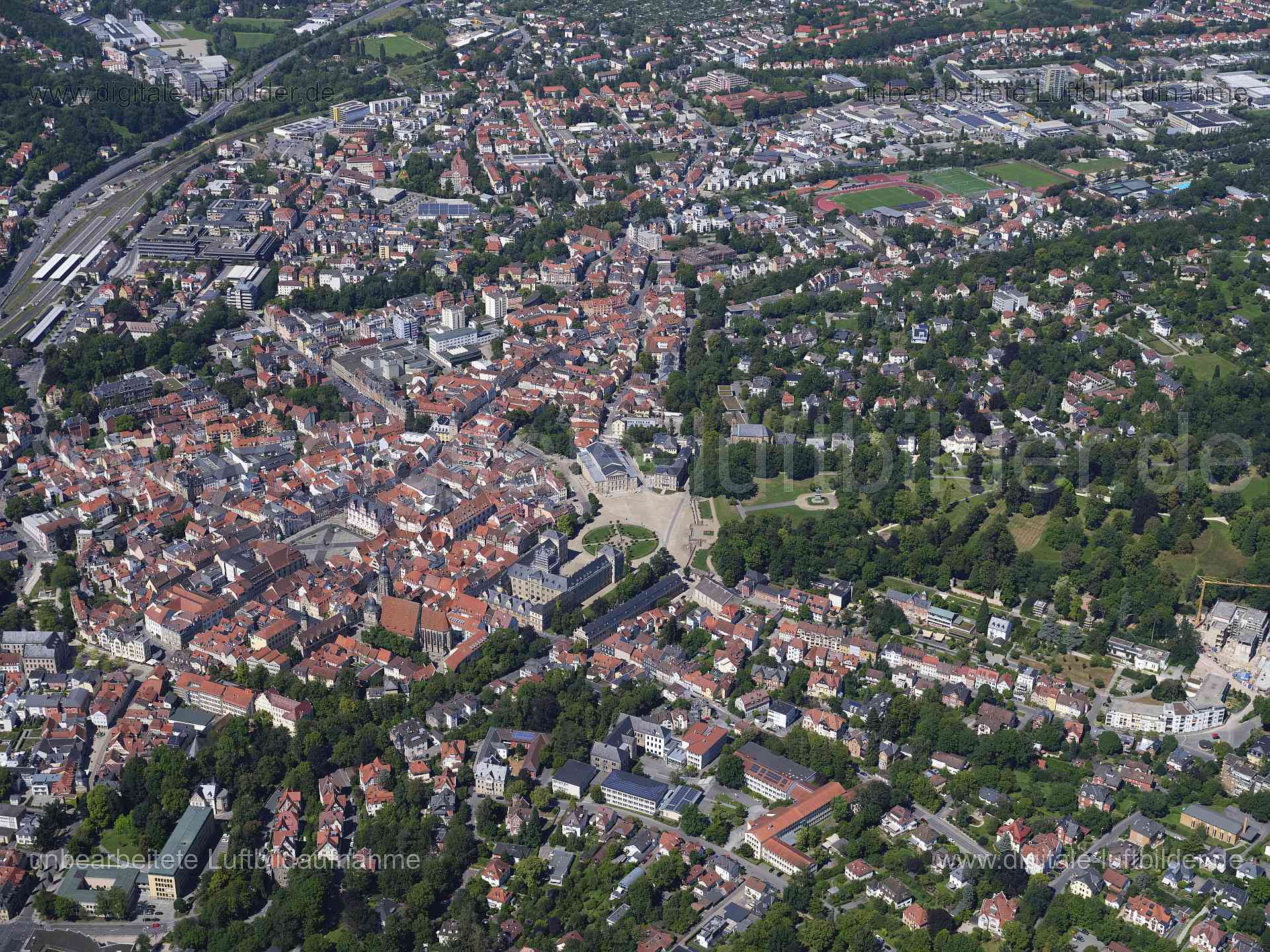 Luftaufnahme Coburg in Coburg | Oberfranken, Bayern