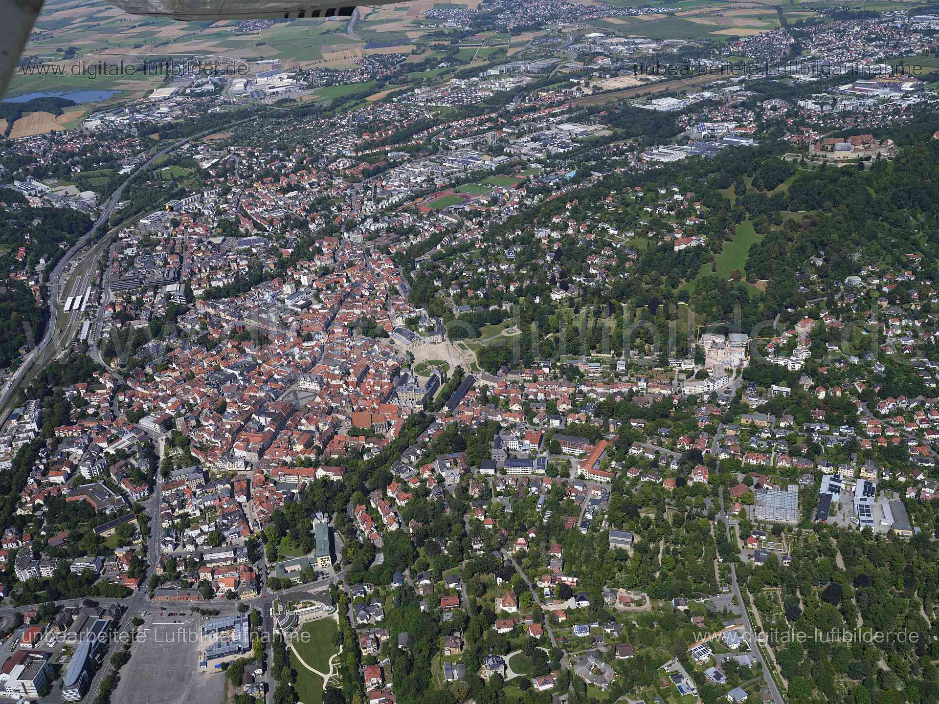 Luftaufnahme Coburg in Coburg | Oberfranken, Bayern