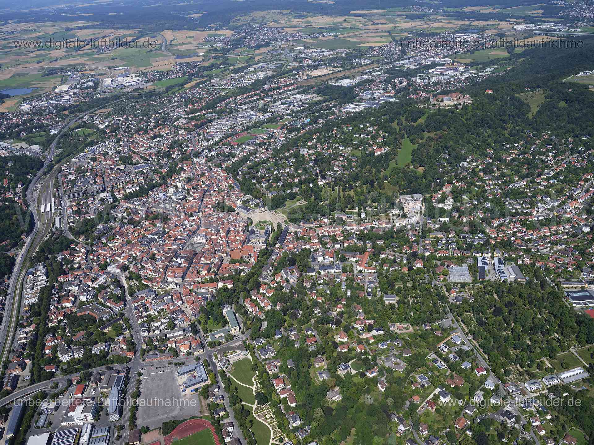 Luftaufnahme Coburg in Coburg | Oberfranken, Bayern
