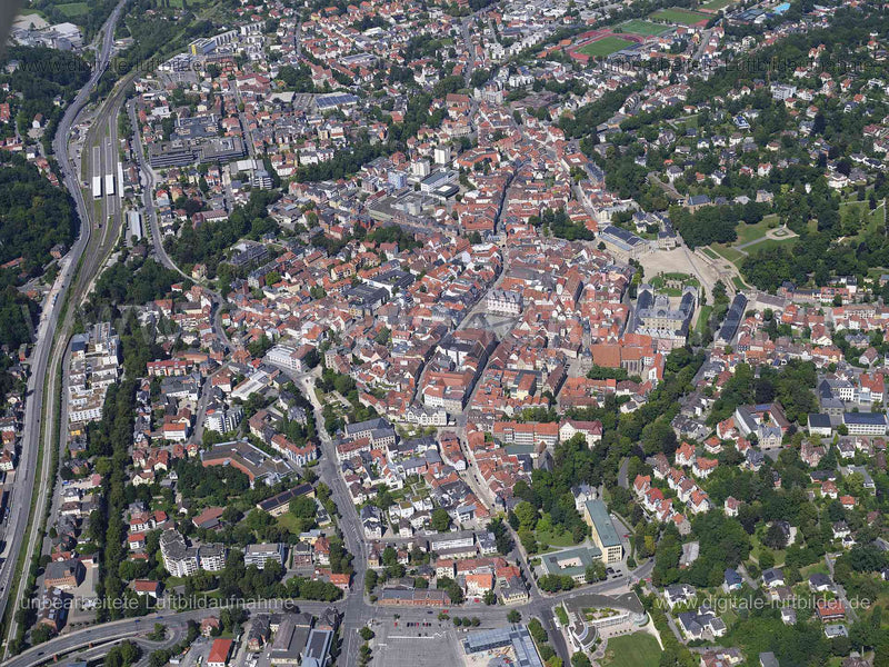 Luftaufnahme Coburg in Coburg | Oberfranken, Bayern