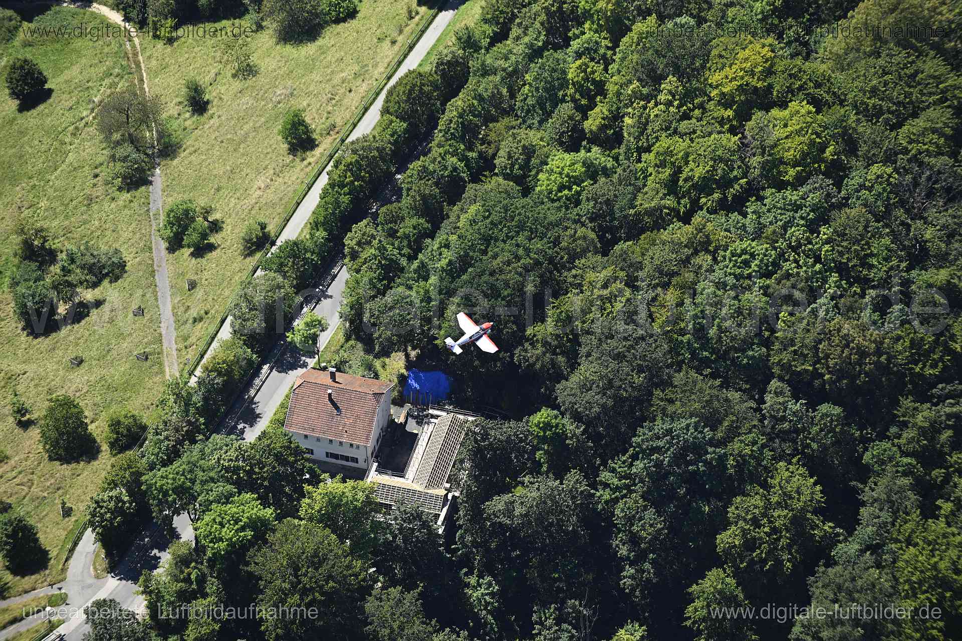 Luftaufnahme Coburg - Flugzeug in Coburg | Oberfranken, Bayern