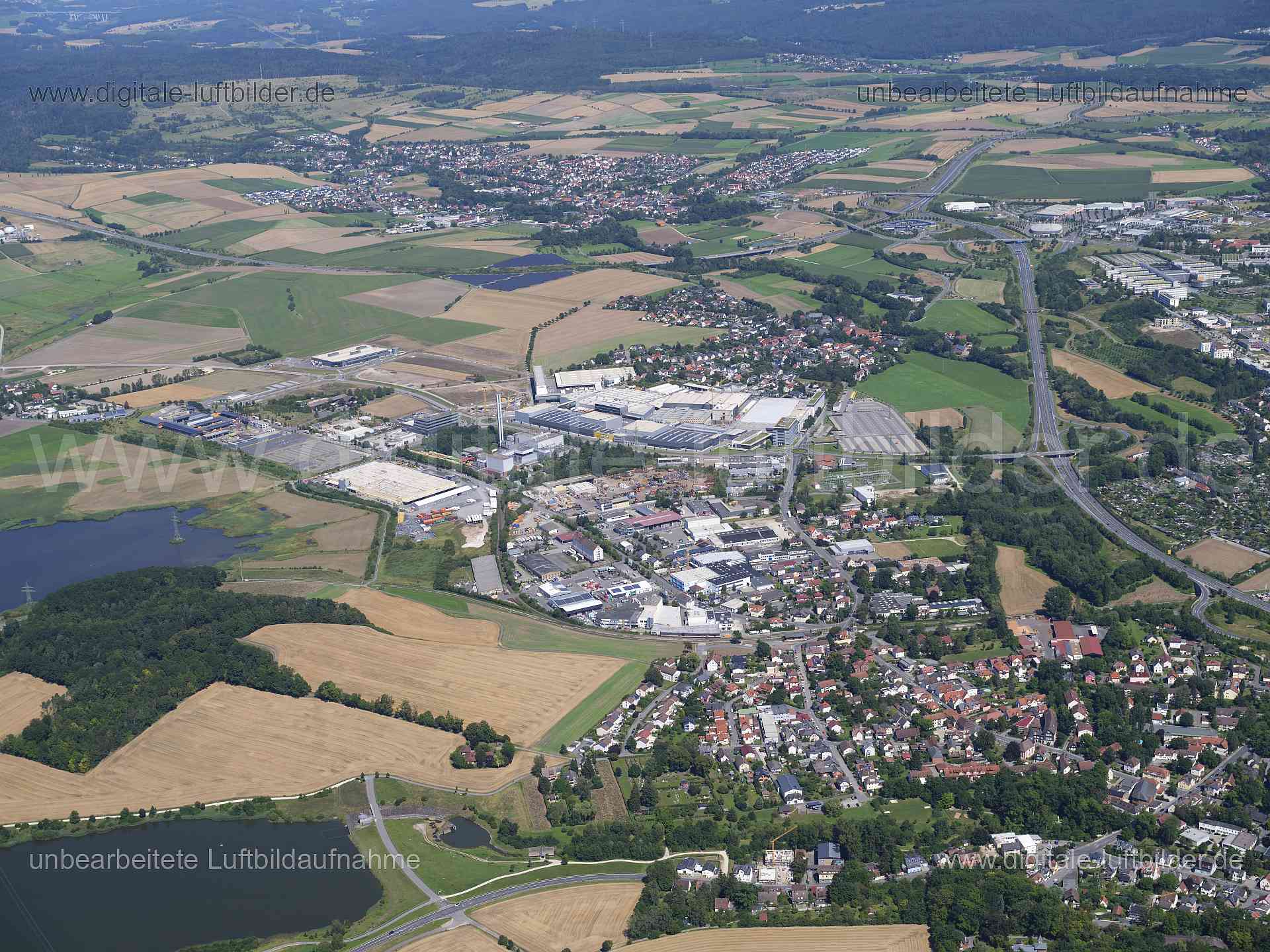 Luftaufnahme Neuses bei Coburg in Coburg | Oberfranken, Bayern
