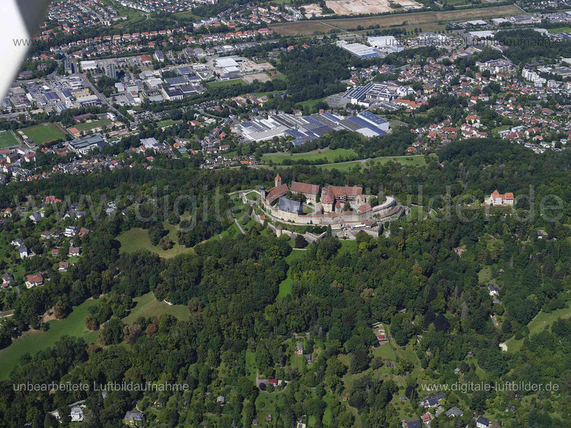 Luftaufnahme Veste Coburg in Coburg | Oberfranken, Bayern