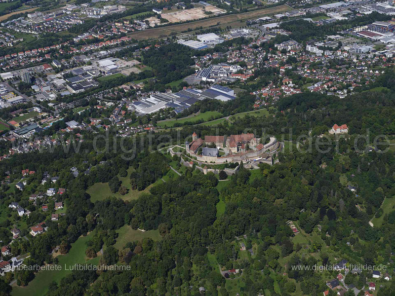 Luftaufnahme Veste Coburg in Coburg | Oberfranken, Bayern