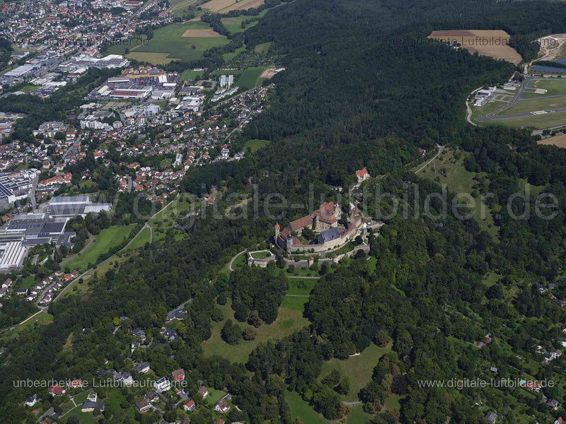 Luftaufnahme Veste Coburg in Coburg | Oberfranken, Bayern
