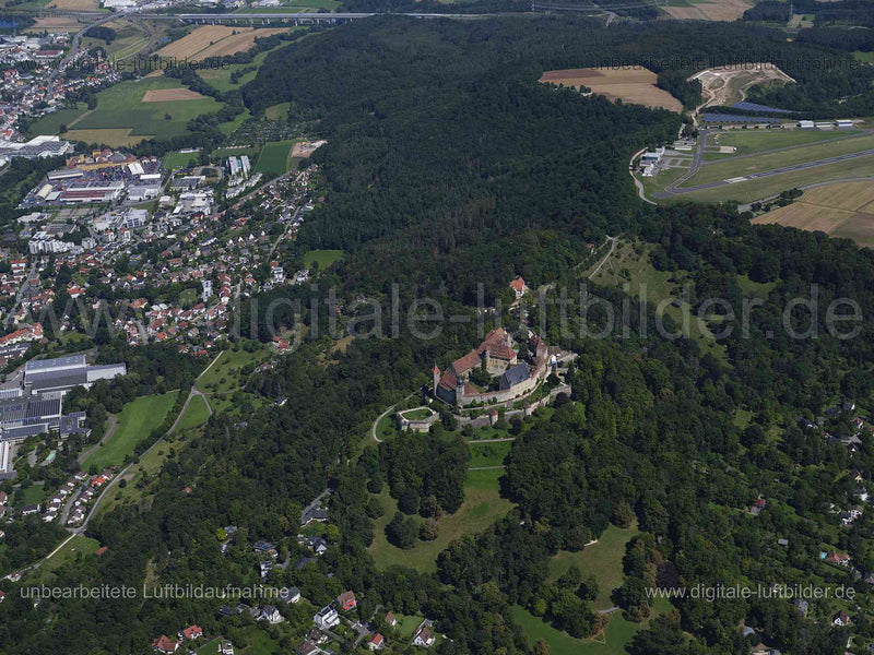 Luftaufnahme Veste Coburg in Coburg | Oberfranken, Bayern