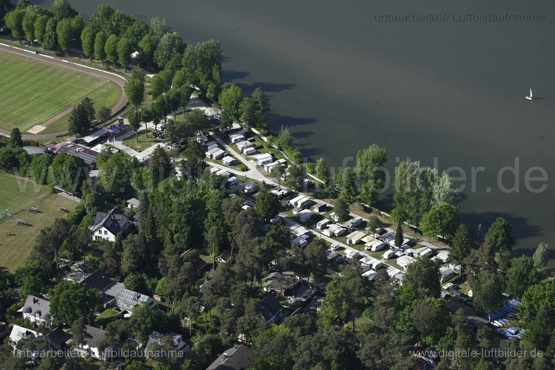 Luftaufnahme Campingplatz Rangau in Dechsendorf | Mittelfranken, Bayern