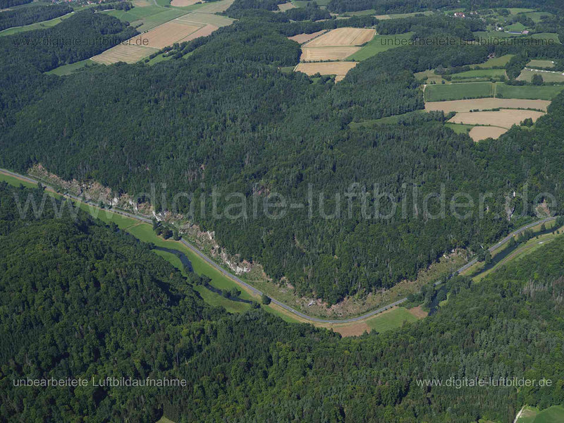 Luftaufnahme Burggaillenreuth Wiesent in Ebermannstadt | Oberfranken, Bayern