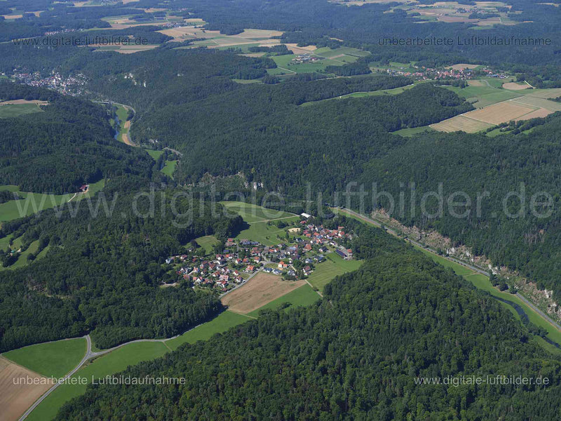 Luftaufnahme Burggaillenreuth Wiesent in Ebermannstadt | Oberfranken, Bayern