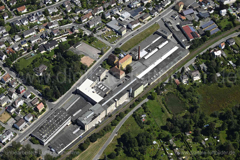 Luftaufnahme Seltmann Porzelanfabrik in Erbendorf | Oberpfalz, Bayern