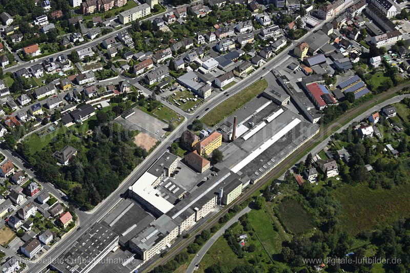 Luftaufnahme Seltmann Porzelanfabrik in Erbendorf | Oberpfalz, Bayern