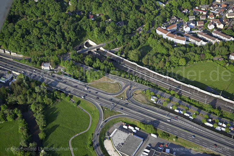 Luftaufnahme Anschlussstelle Erlangen-Nord in Erlangen | Mittelfranken, Bayern
