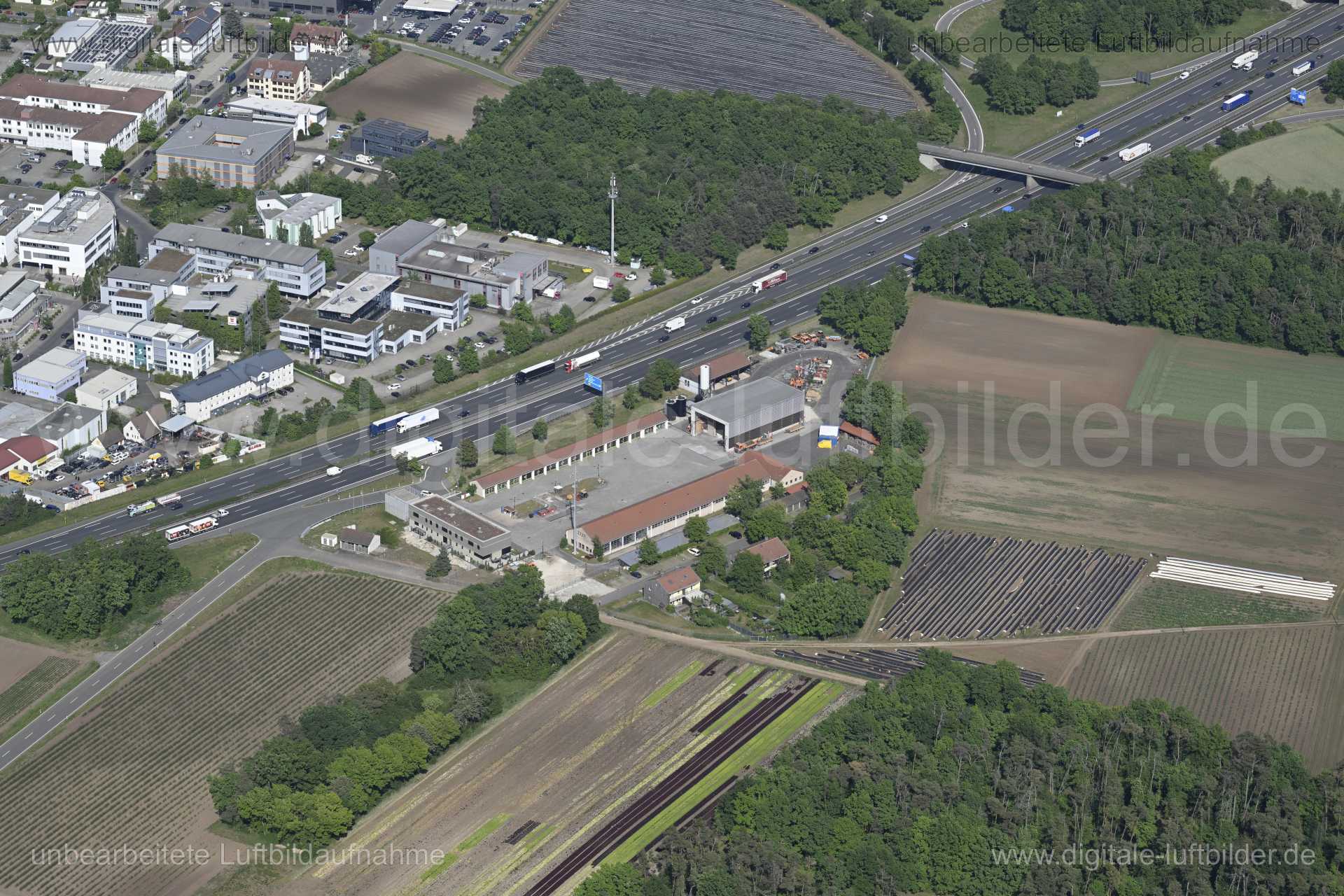 Luftaufnahme Autobahnmeisterei Erlangen in Erlangen | Mittelfranken, Bayern